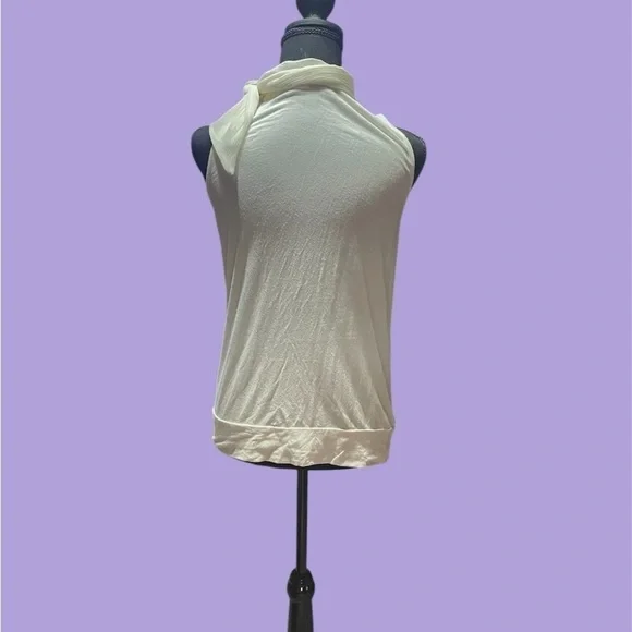 ANN TAYLOR SLEEVELESS CAREER TOP SIZE MEDIUM GENTLY WORN - Picture 2 of 3